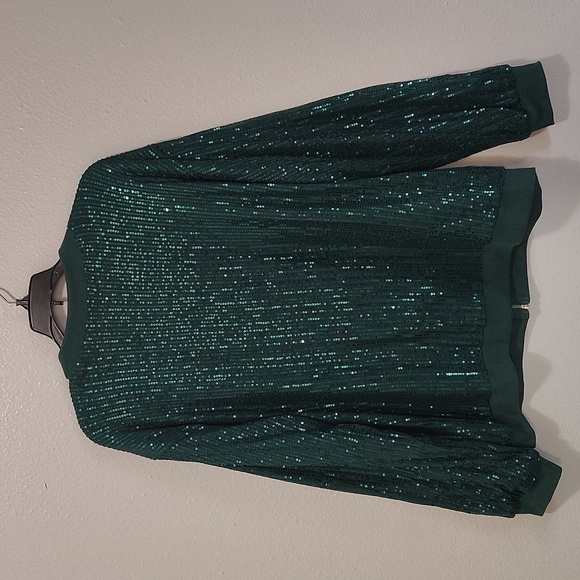 Sequin Green Jacket - Picture 2 of 5